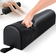 Noverlife three-quarter round bolster front view for versatile positioning and comfort.