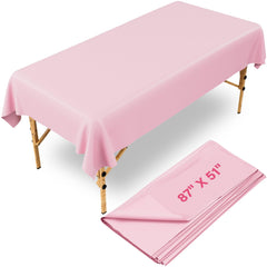 Noverlife wax pad bed cover on table in pink protects surfaces during esthetic treatments.