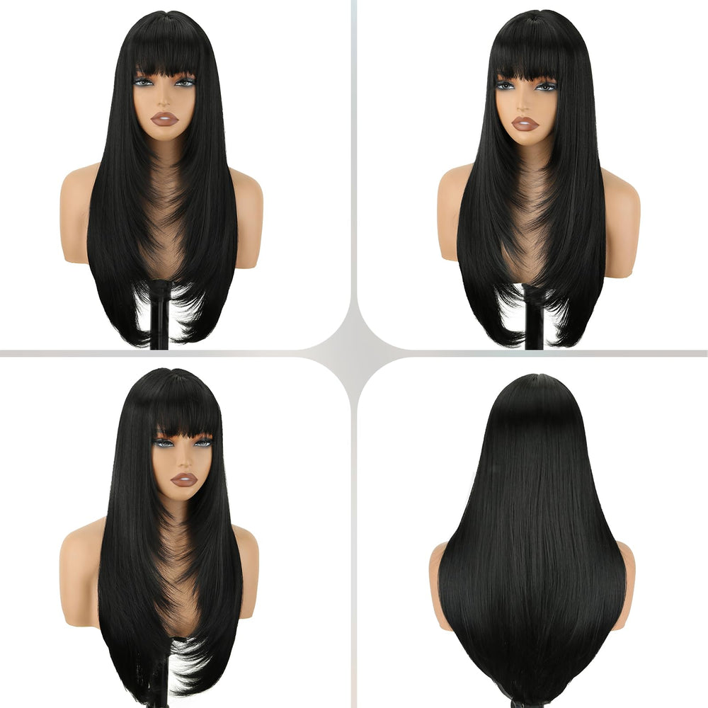 NOVFLKW heat resistant synthetic fiber feels soft and easy to style.