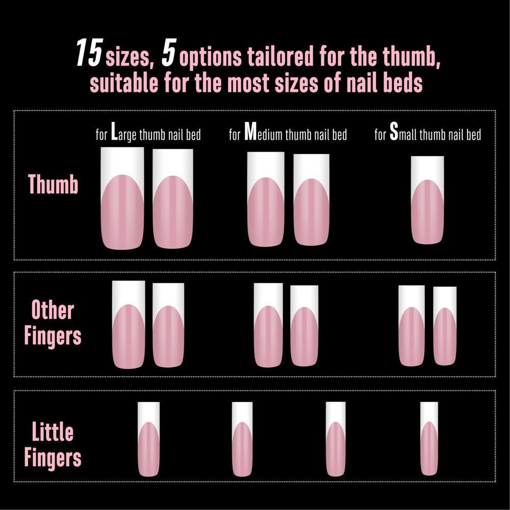 NOVO OVO full-cover nail tips in berry pink for versatile shapes
