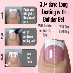 NOVO OVO full-cover toe nail tips come in varied sizes for fits.