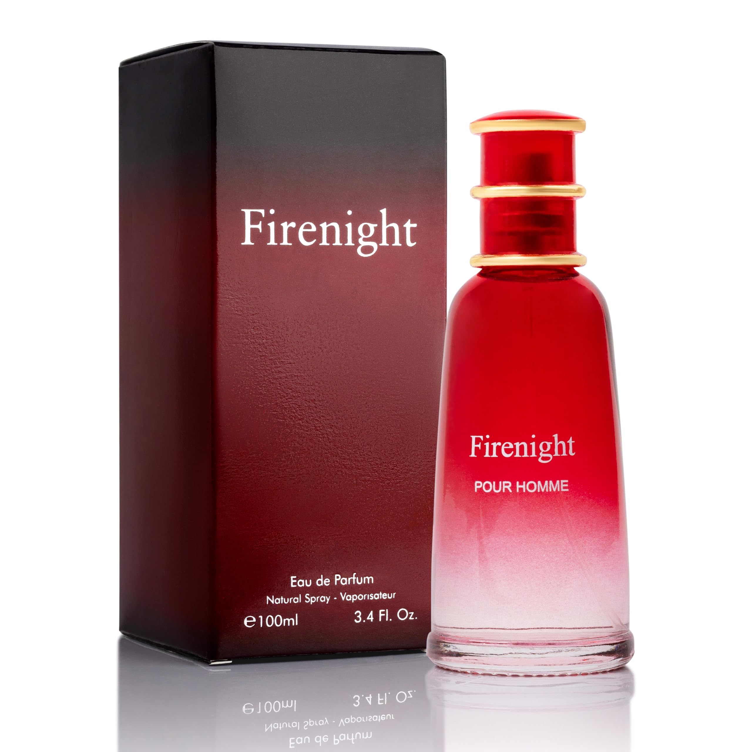 NovoGlow Firenight bottle front for confident daywear and casual outings.