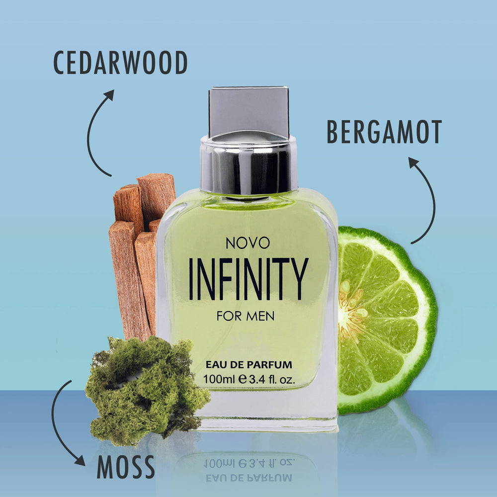  NovoGlow Novo Infinity end-notes sandalwood vetiver, warm trail