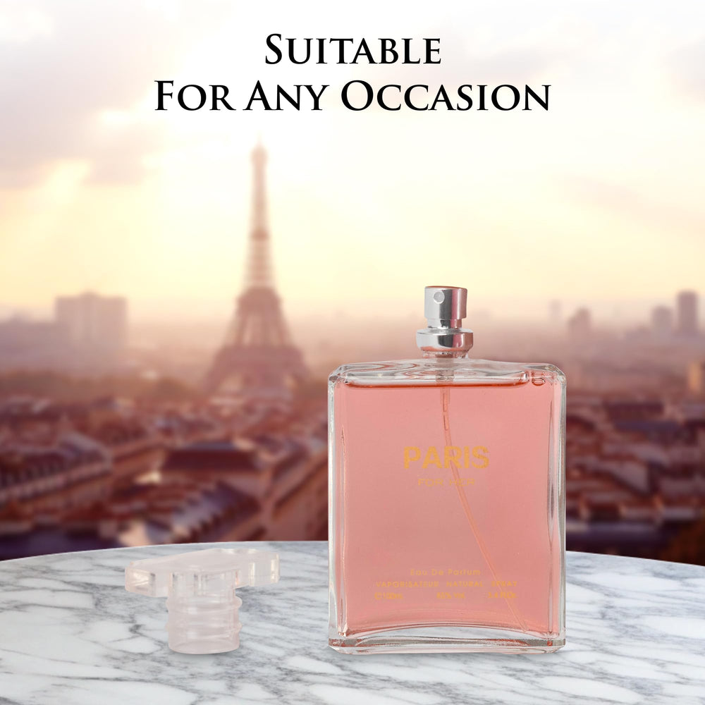 NovoGlow Paris For Her EDP rose detail highlights floral character.