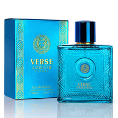 NovoGlow Verse Adonis bottle front view for daily wear and confident style.