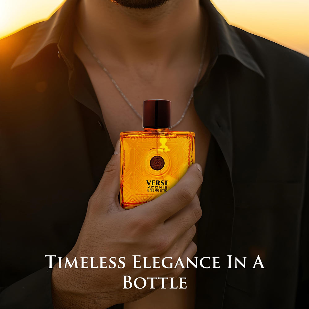 NovoGlow Verse Adonis Energetic gift idea image conveys a stylish, confident option