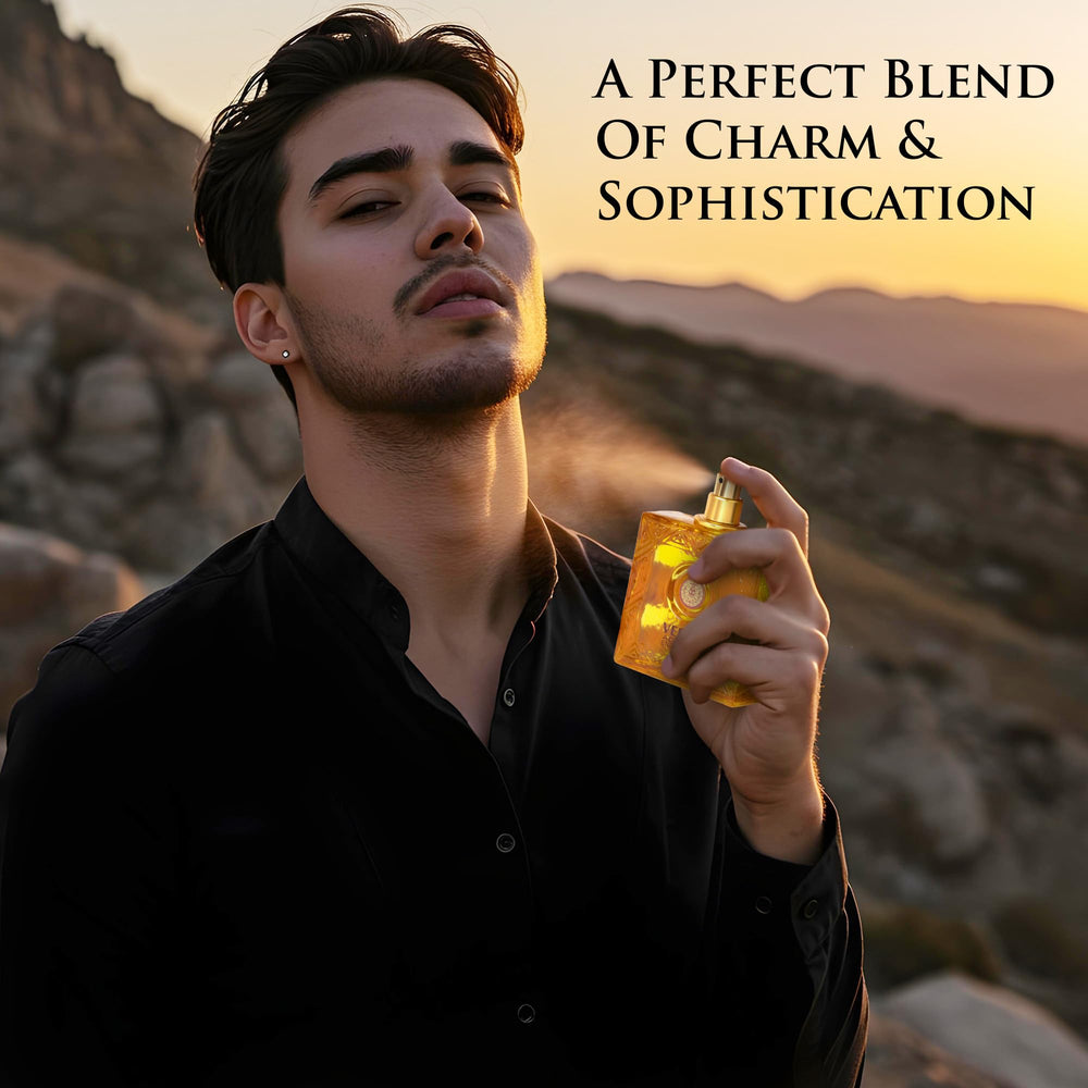 NovoGlow Verse Adonis Energetic night-out vibe captures bold, invigorating evening presence