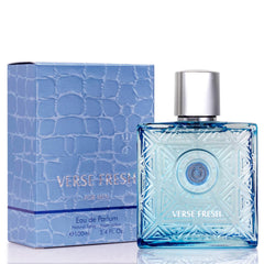 NovoGlow Verse Fresh for Men bottle closeup shows premium design and lasting appeal.