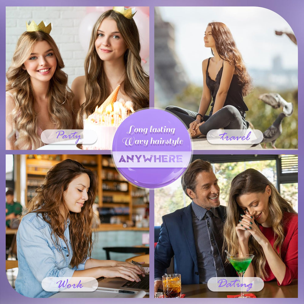 NOVUS curling iron auto-shutoff feature graphic for added safety