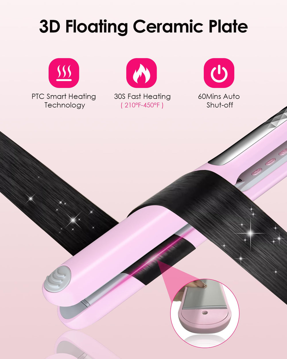 NOVUS Flat Iron dual voltage enables worldwide styling reliability