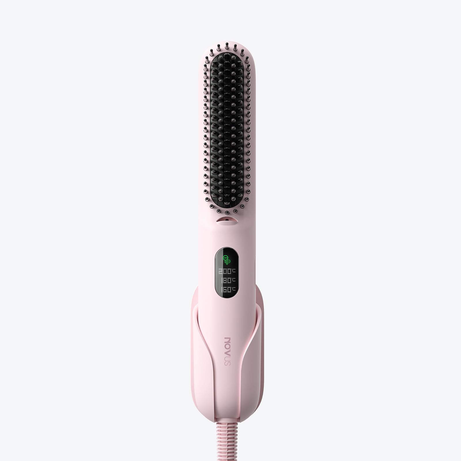 Novuspro hair brush smooth glide leaves hair shiny and polished