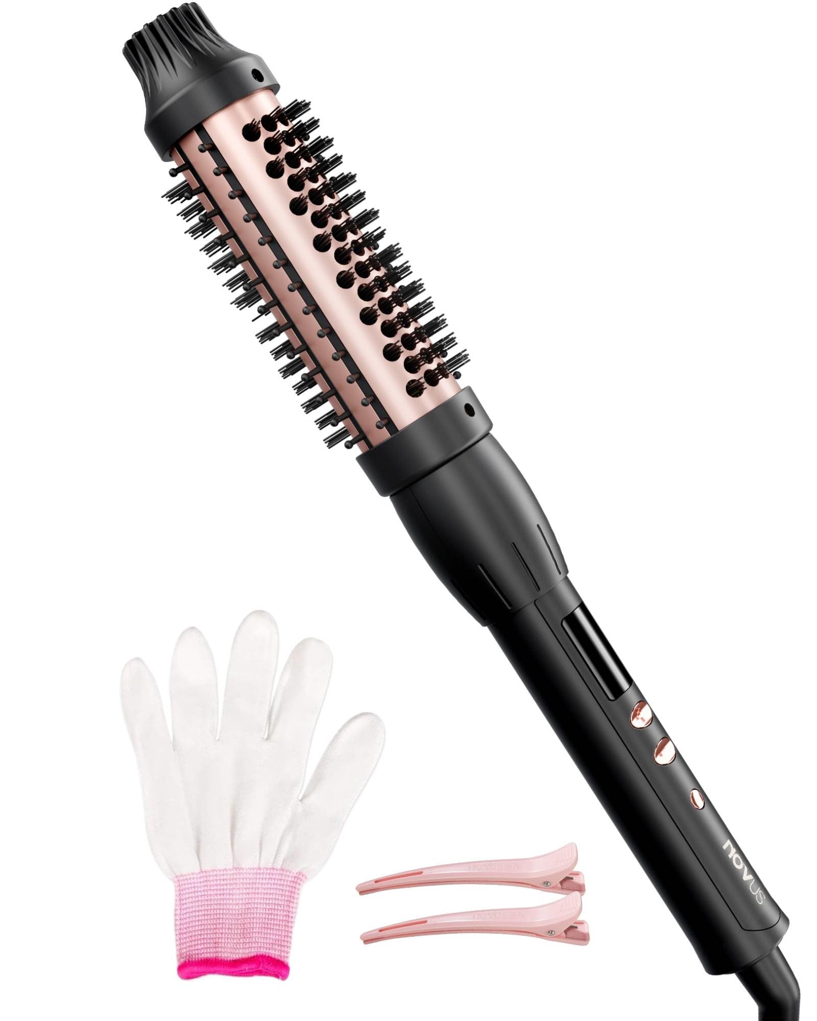 NOVUSPRO included heat-resistant gloves for safer styling sessions