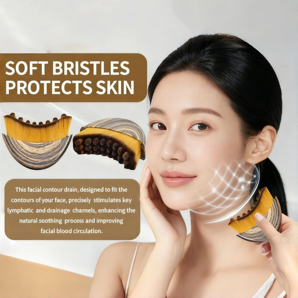 NOVWEE herramienta de drenaje linfático facial, reduce hinchazón y cansancio facial.
