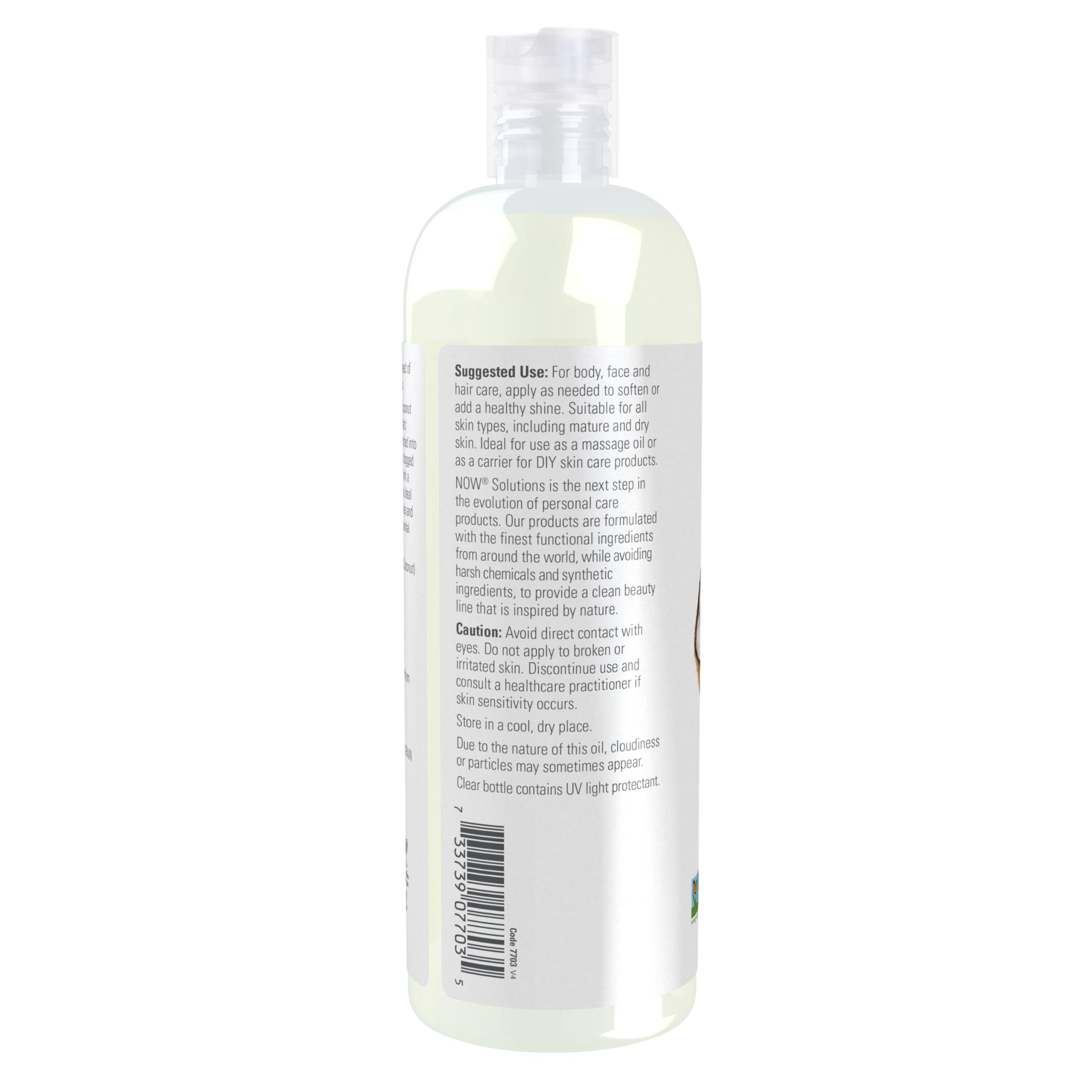 NOW Foods Liquid Coconut Oil provides a base for handmade skincare formulations.