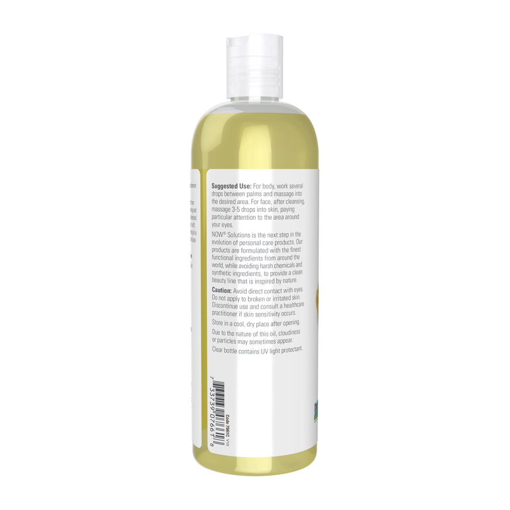 NOW Foods Sweet Almond Oil skin-application demonstrates lightweight, non-greasy moisturization.