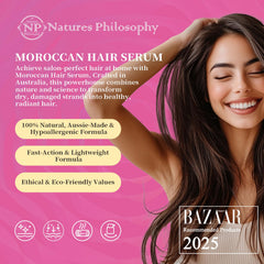 NP NATURES PHILOSOPHY heat-protection shield guards strands during styling.