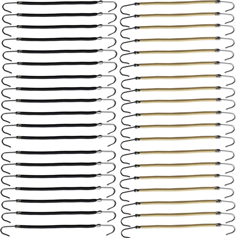 NSBELL ponytail hooks front view with durable elastic bands for daily styling.