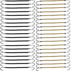 NSBELL ponytail hooks front view with durable elastic bands for daily styling.