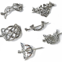 NSBELL Viking knot hair clip set enhances thick or curly hair with secure grip