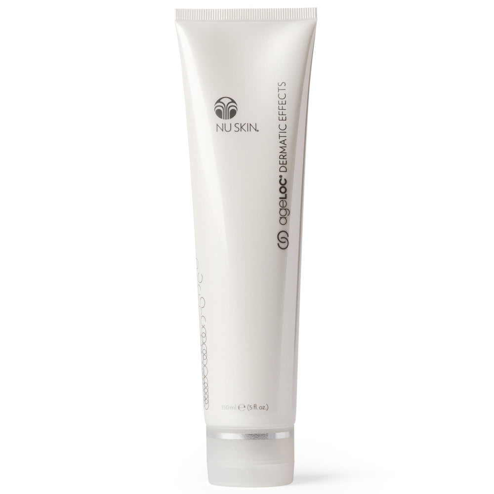 Nu Skin ageLOC Dermatic Effects bottle-front demonstrates visible firmness and hydration.