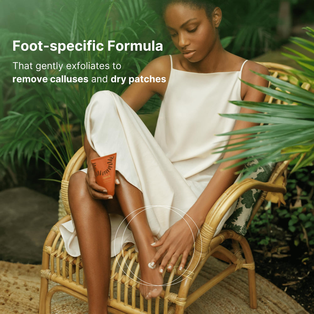 Nu Skin Epoch Sole Solution smooths heels after regular use