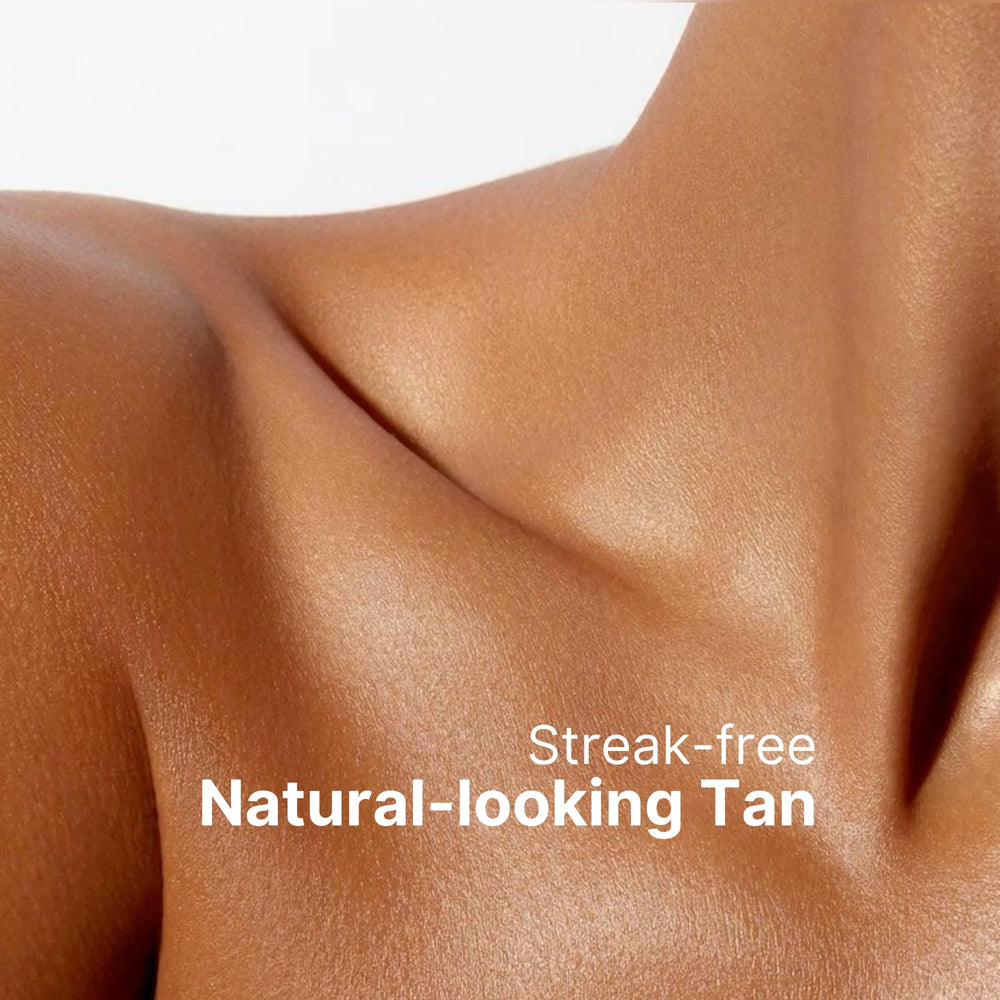 Nu Skin Sunright Insta Glow Self Tanner Gel after-scrub prep for lasting tan.