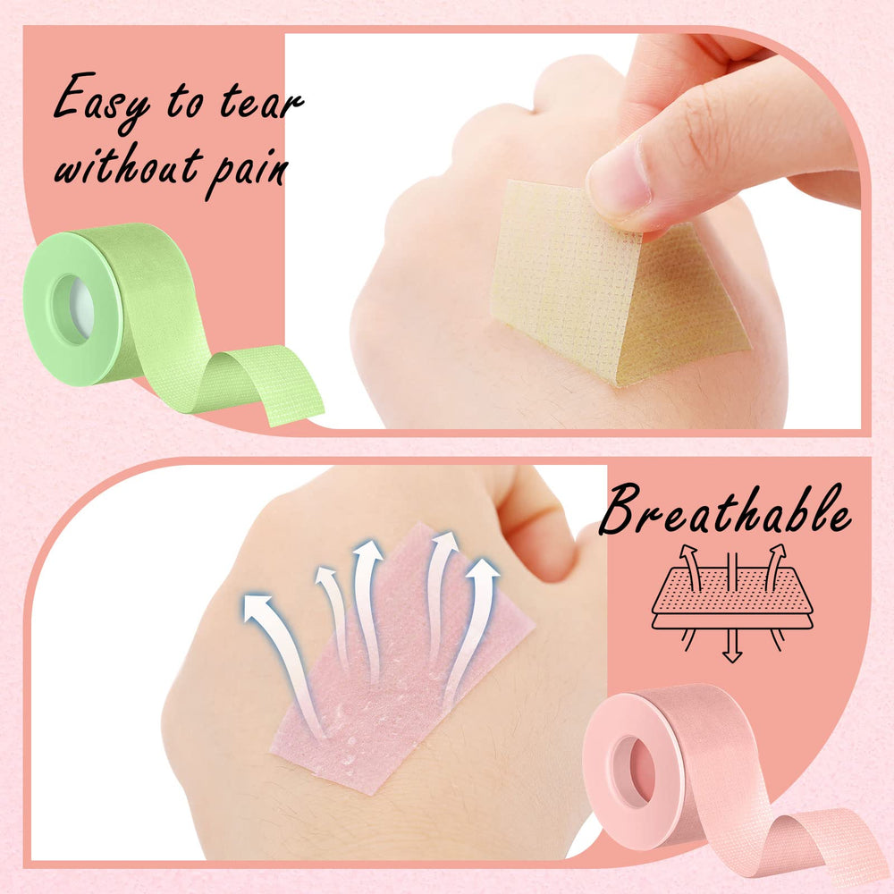 Nuanchu lash-tape-packaging indicates four rolls ready for professional or personal lash kits.
