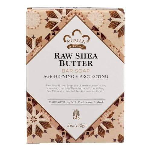 Nubian Heritage bar soap lather moment for gentle cleansing across skin types