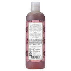 Nubian Heritage Patchouli & Buriti body wash close-up label showing uplifting fragrance.