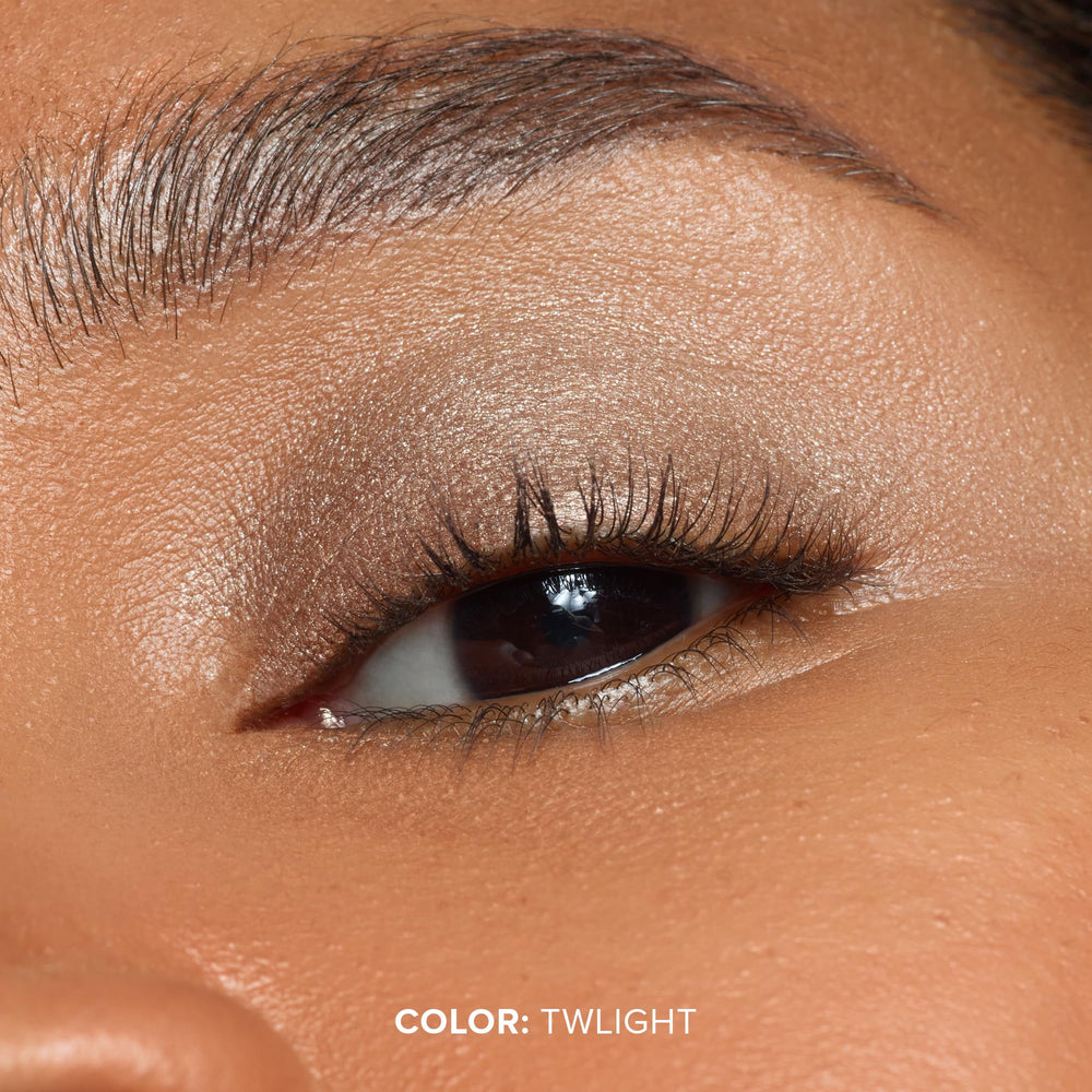 Nudestix Twilight satin-finish close-up on lid for a polished appearance