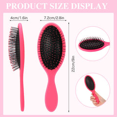 Nuenen blue detangler brush ideal for travel and tangle-free styling