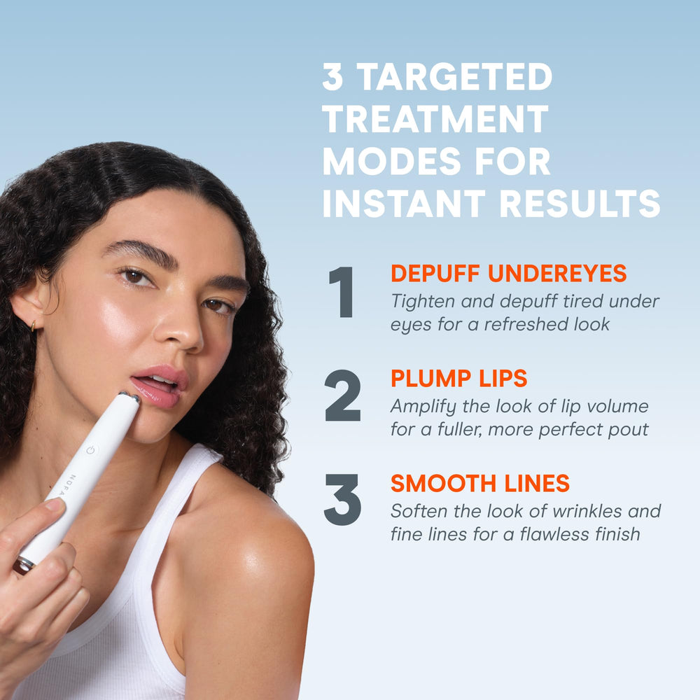 NuFACE FIX Serum Activator bottle shown with IonPlex blend for enhanced conductance.
