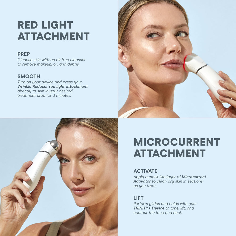 NuFACE On-the-go compact design suited for portable facial toning anywhere.