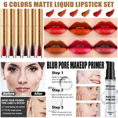 NUIBO All-in-One Makeup Kit mascara volumizing lengthening defines lashes.