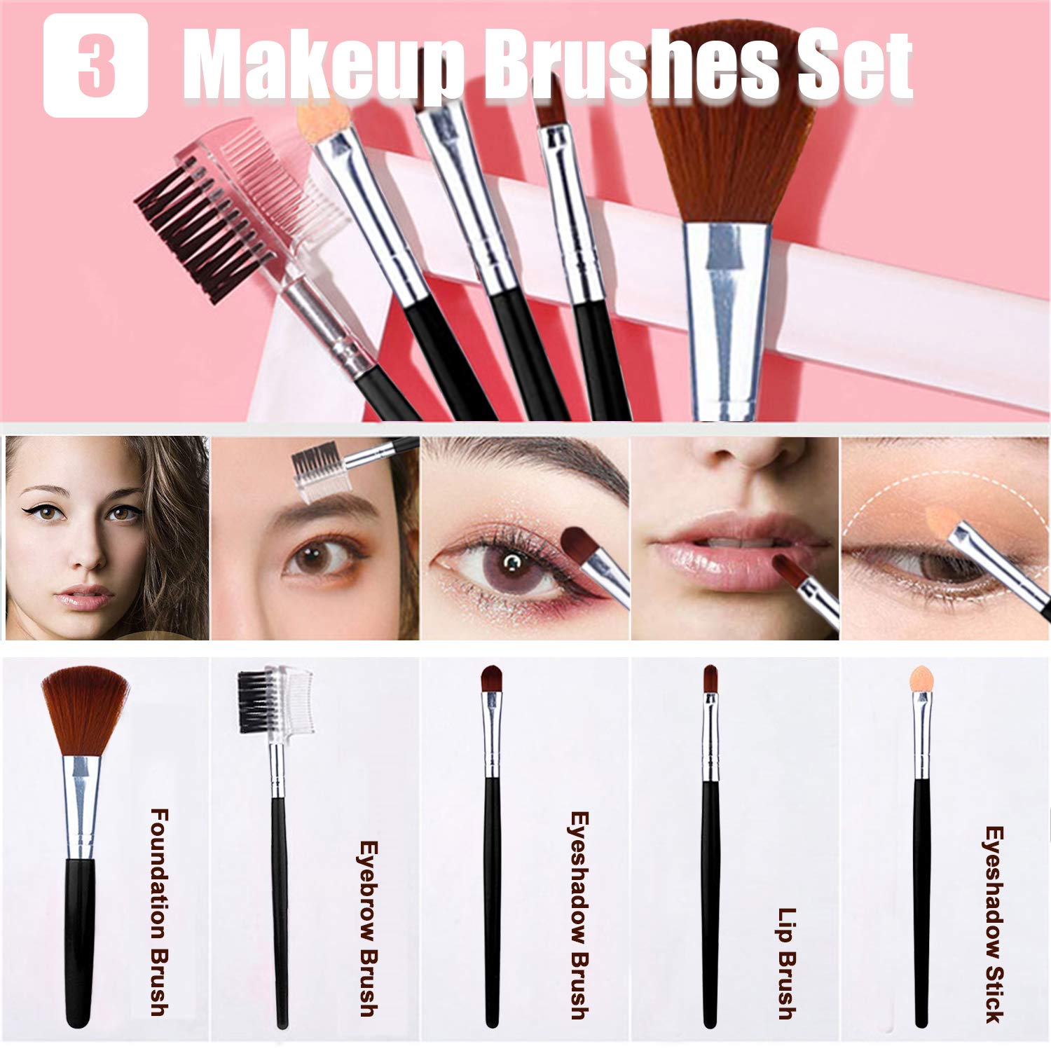 NUIBO eyebrow powder for natural, defined brows