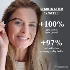NULASTIN brow serum applicator brush for precise brow nourishing use.