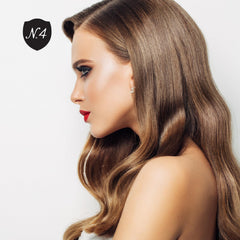 Number 4 Hair Oil argan oil closeup highlights nourishing infusion.
