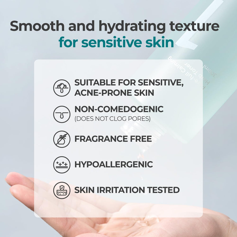 Numbuzin No.1 Toner dispense action showing gentle dispensing.