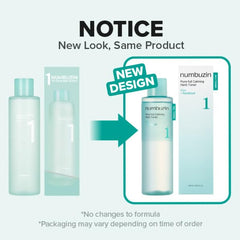 Numbuzin No.1 Toner liquid closeup showing lightweight hydration.