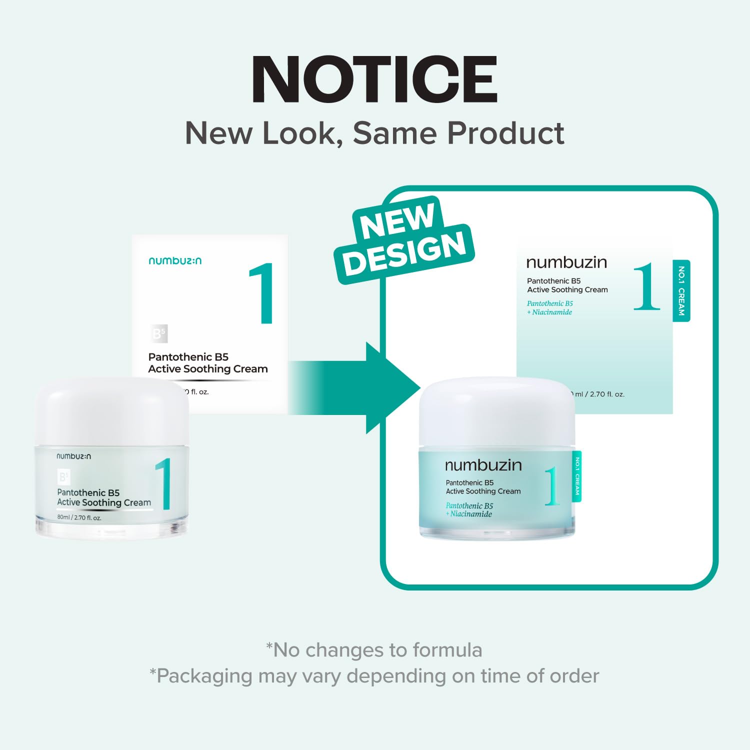 Numbuzin No.1 cream application demonstrates smooth layer for absorption and comfort.