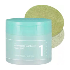 numbuzin No.1 Toner Pads centella asiatica ingredient panel closeup for calm skin