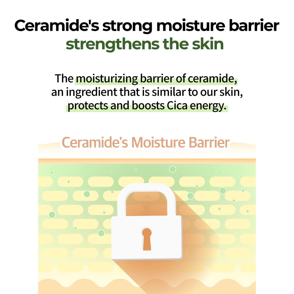 numbuzin No.2 Cream label-ceramide emphasizes key soothing ingredients.