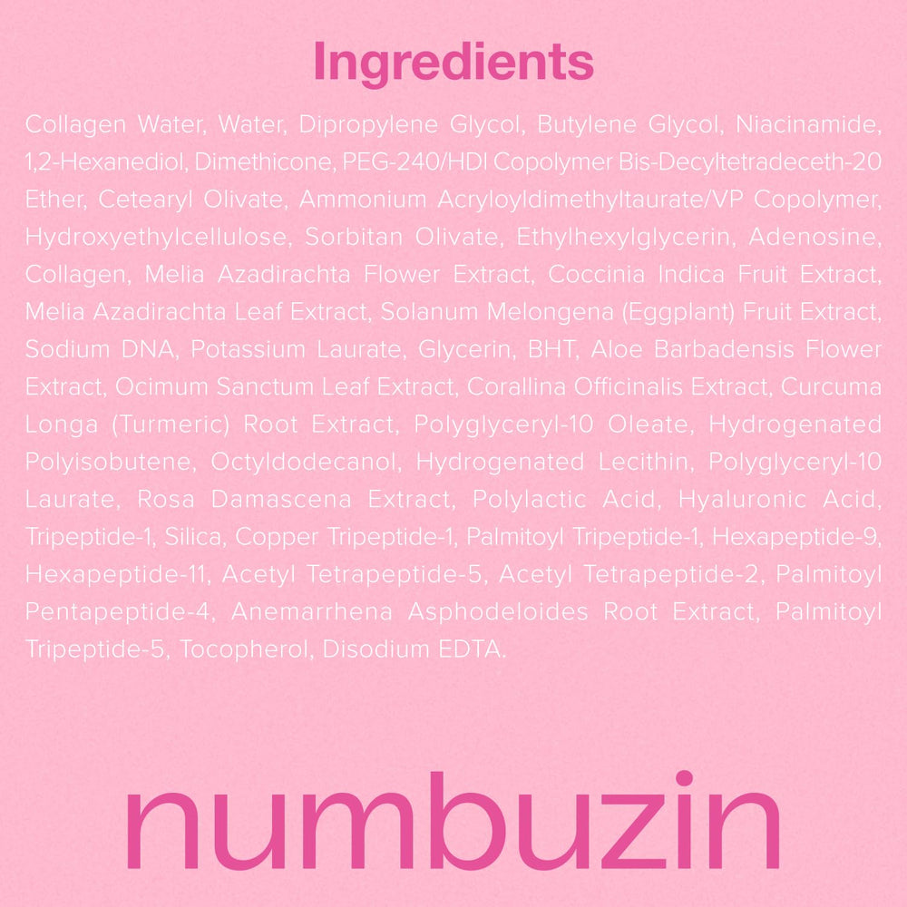 Numbuzin No.2 glow after removal with lasting hydration