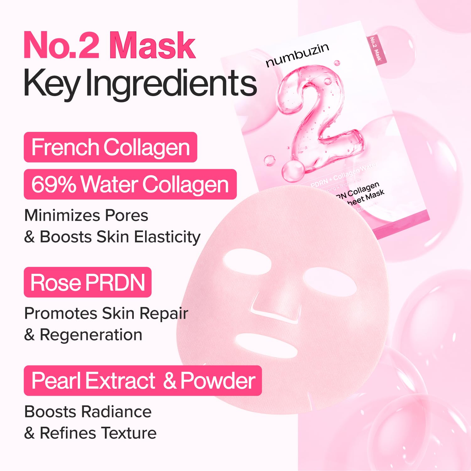 Numbuzin No.2 pearl extract layer adds gentle brightening