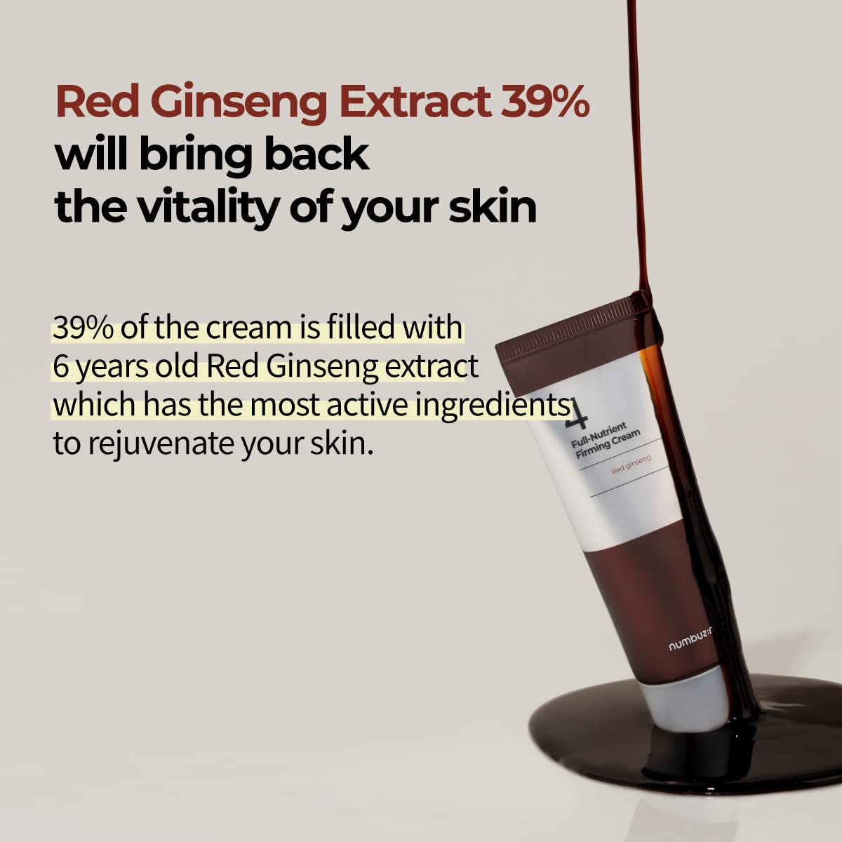 No.4 Cream integrated into daily routine for firming hydration