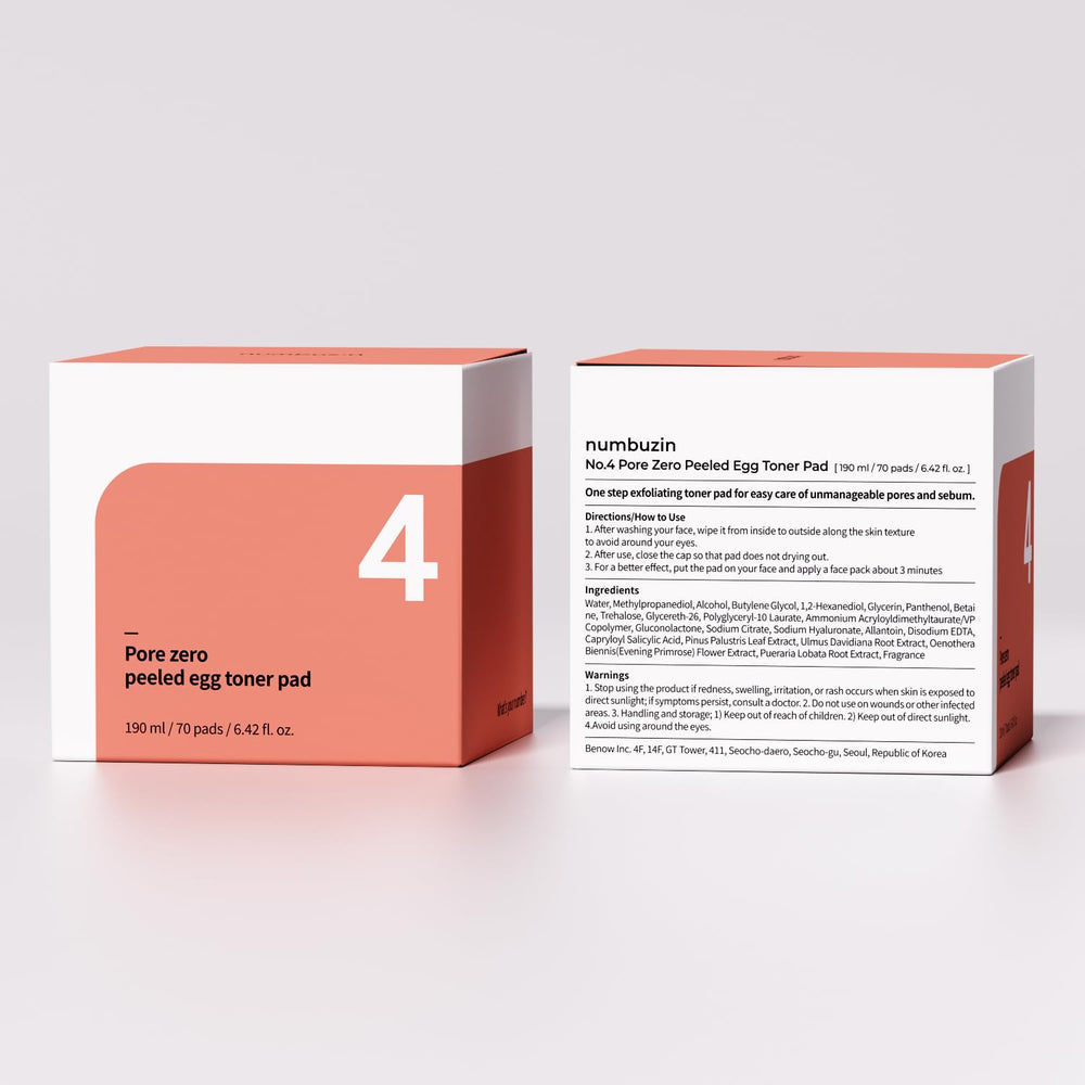 numbuzin No.4 toner pads fit into daily routines for quick prep.