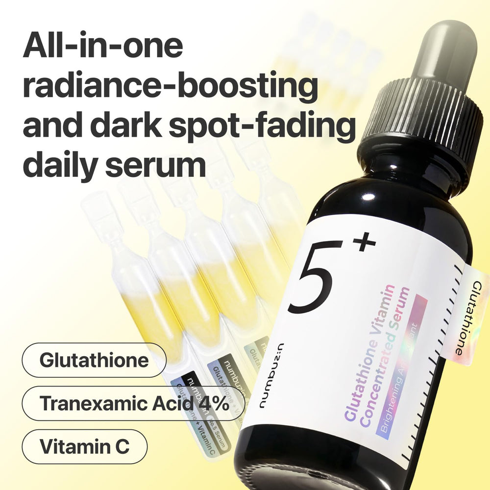 numbuzin No5 Serum ampoules collection for single-use convenience