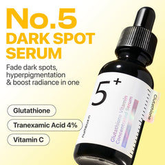 numbuzin No.5 serum texture swirl demonstrates lightweight, fast-absorbing finish.