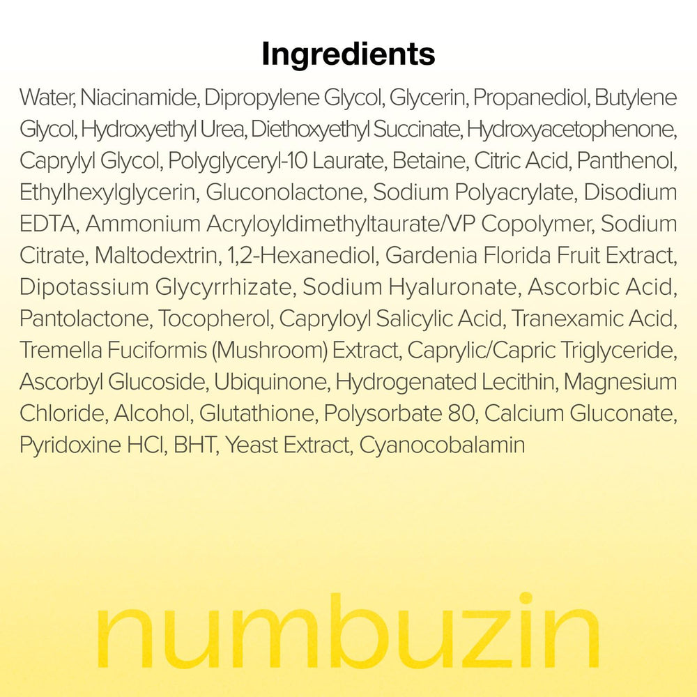 Numbuzin No.5 pads support daily use for an even-toned, radiant complexion.