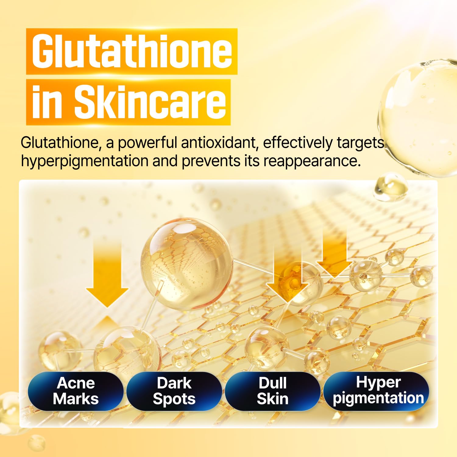 Numbuzin No.5 ingredient panel features glutathione and antioxidants for tone-evening potential.